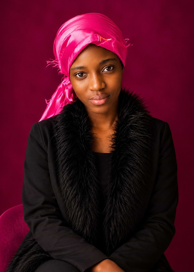 Gonemili Grace – Pink Headwrap Portrait