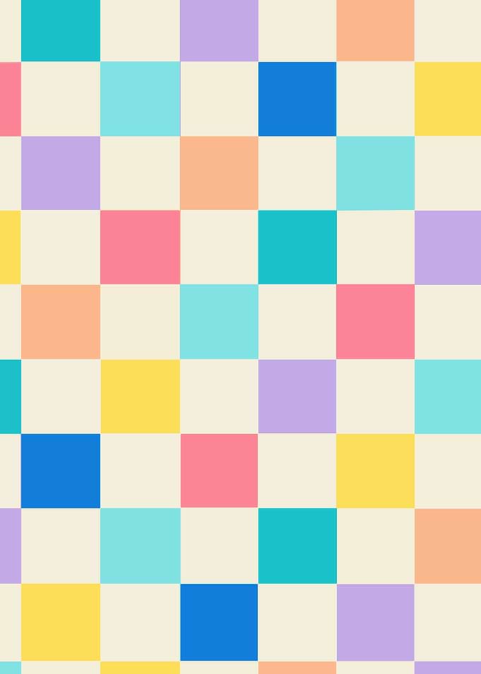Ichimatsu - Colorful Japanese Checkerboard Pattern
