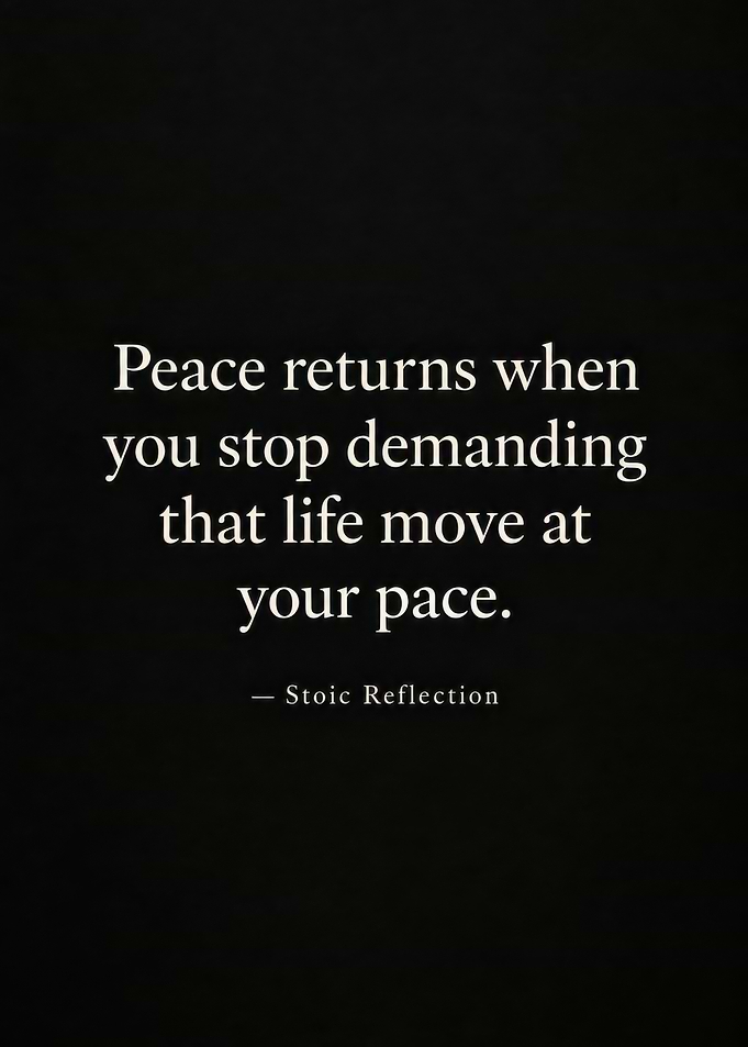 Stoic Reflection Inspirational Quote