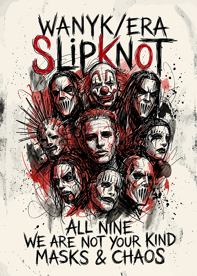 Slipknot WANYK Era Band Poster