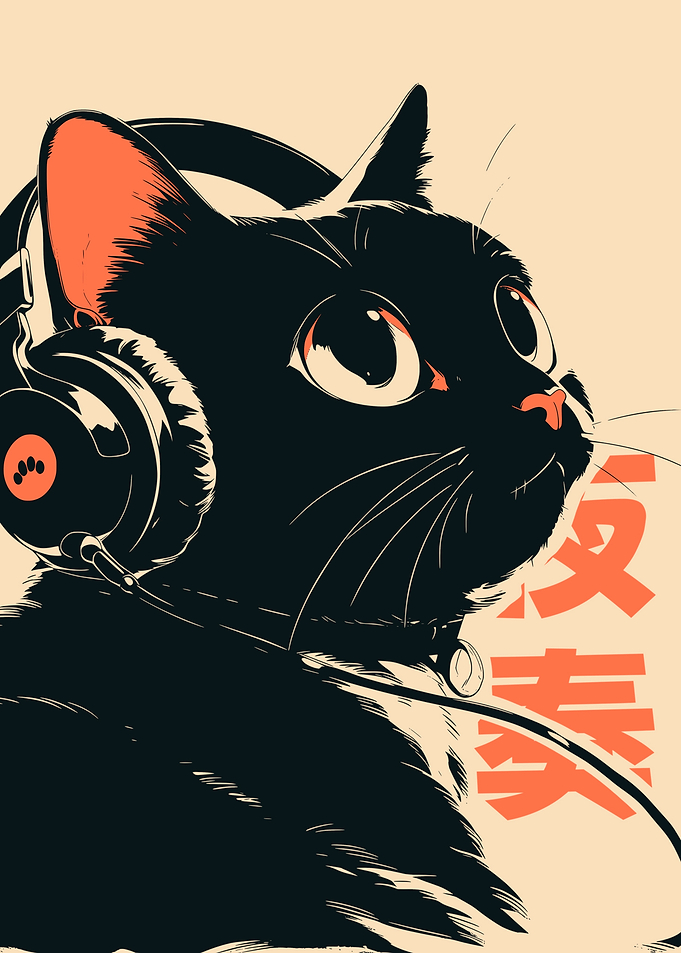 Black Cat Gaming Headset