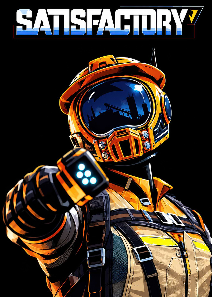 Satisfactory Game Pioneer Art