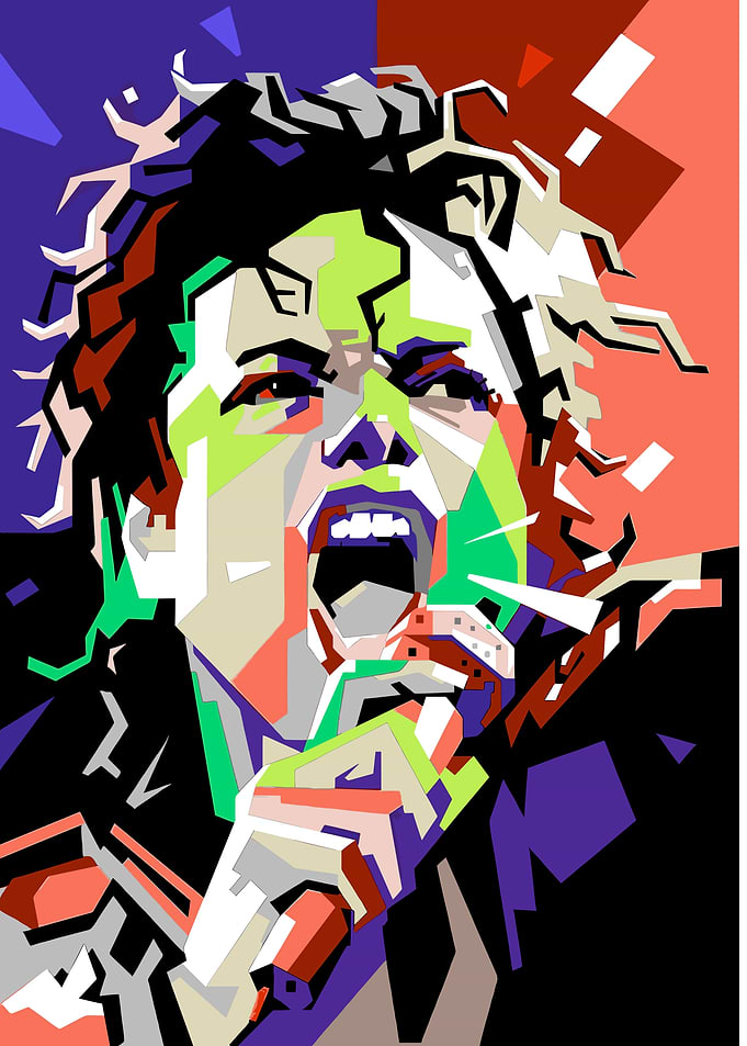 Michael Jackson Pop Art Portrait