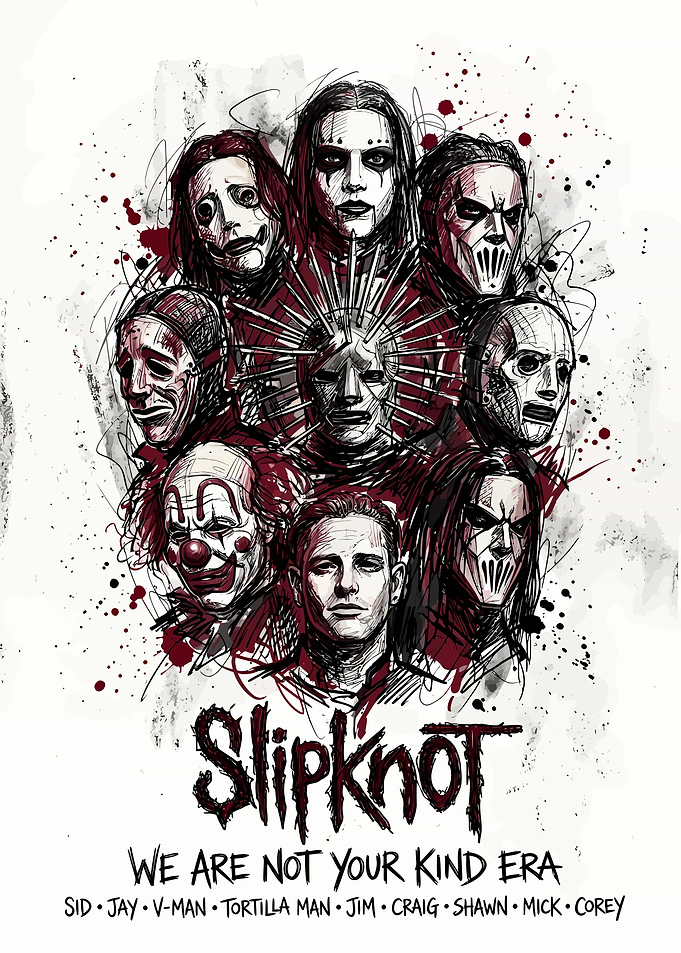 Slipknot We Are Not Your Kind Poster