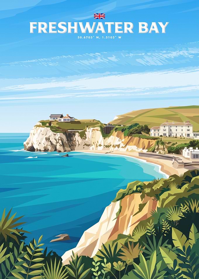 Freshwater Bay Travel Poster