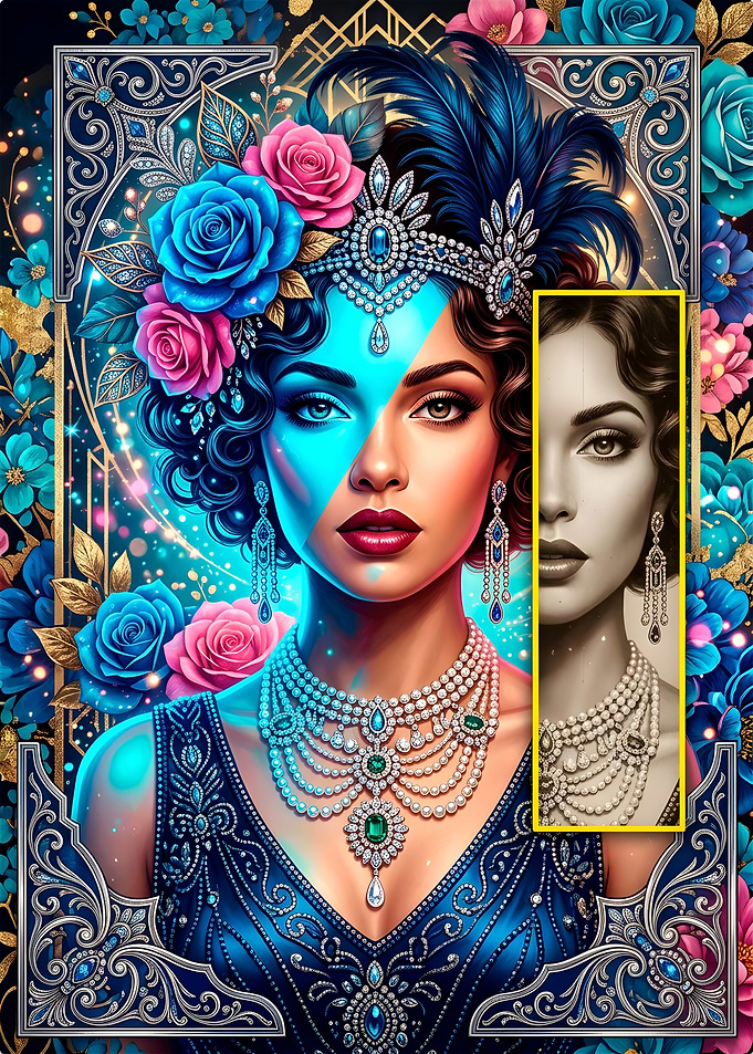 Art Deco Glamour Portrait