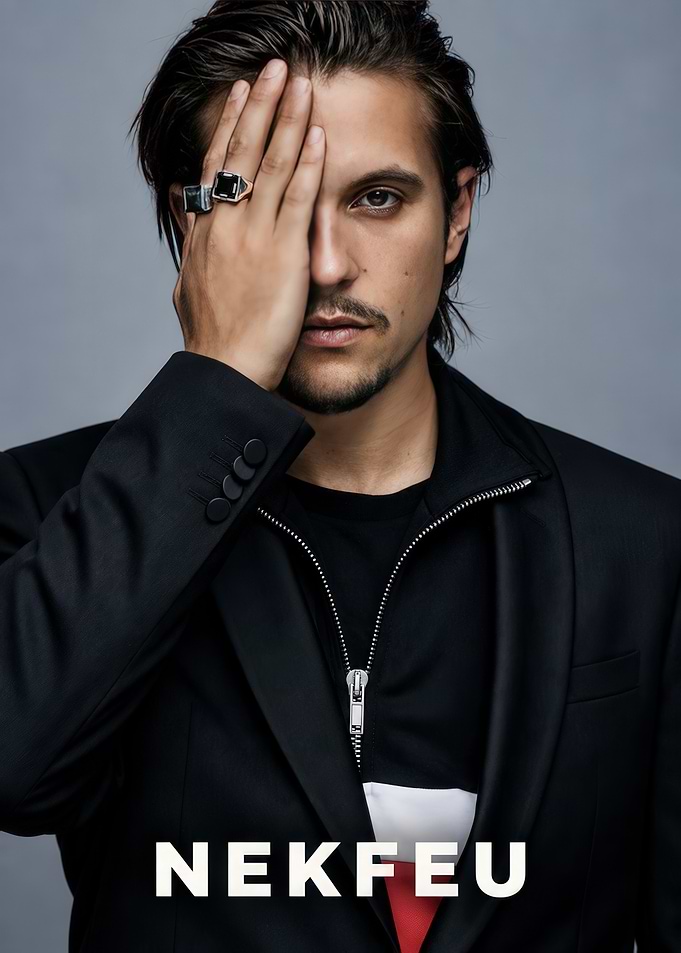 Portrait of French Rapper Nekfeu
