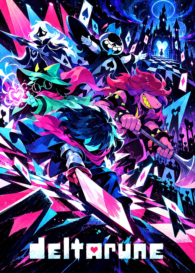 Deltarune Chapter 1 Key Art