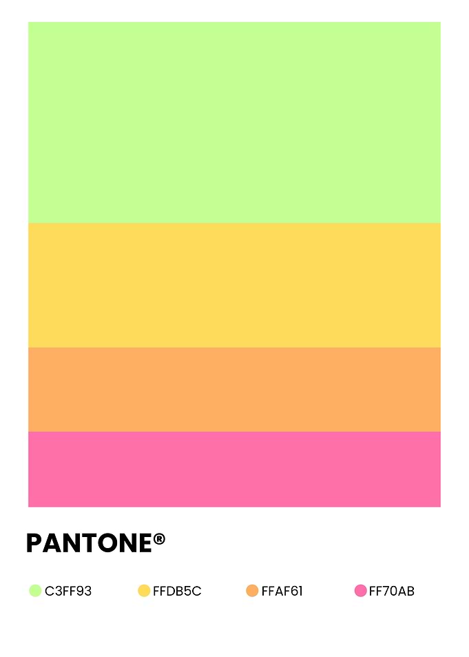 Pantone Color Palette Chart