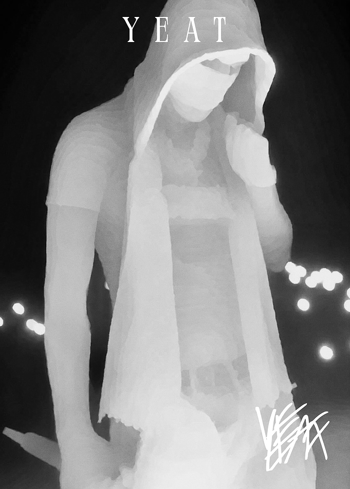 Yeat Thermal Style Portrait