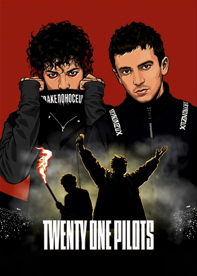 Twenty One Pilots Band Poster