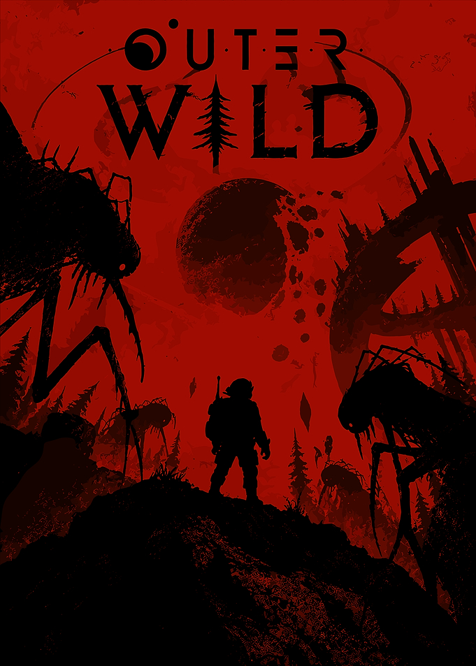 Outer Wilds Red Poster
