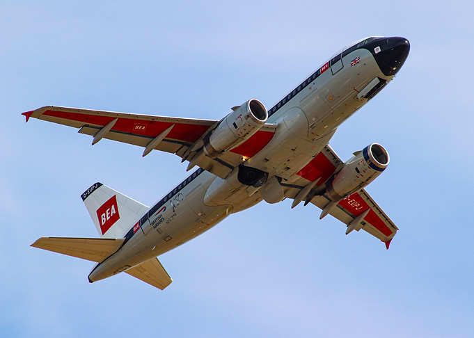 British Airways BEA Retro Livery Plane