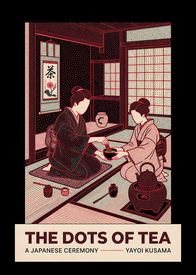 Yayoi Kusama The Dots of Tea Japanese Ceremony