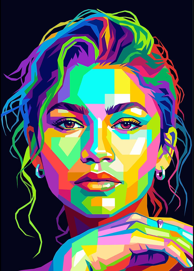 Zendaya Pop Art Portrait
