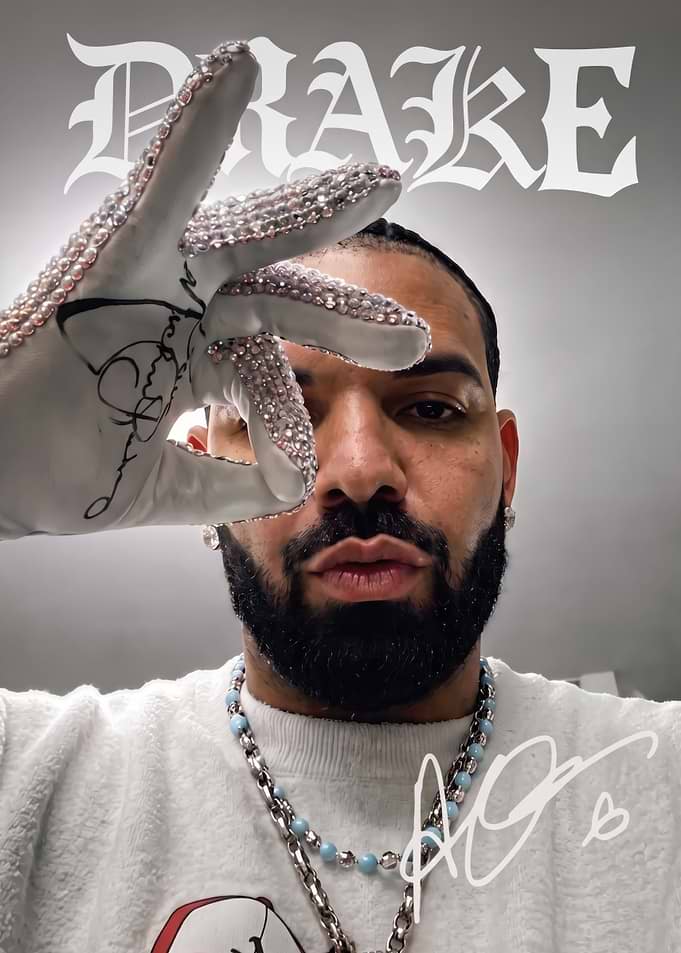 Drake Wearing Michael Jackson Glove