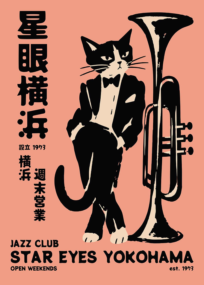 Star Eyes Yokohama Jazz Club Poster