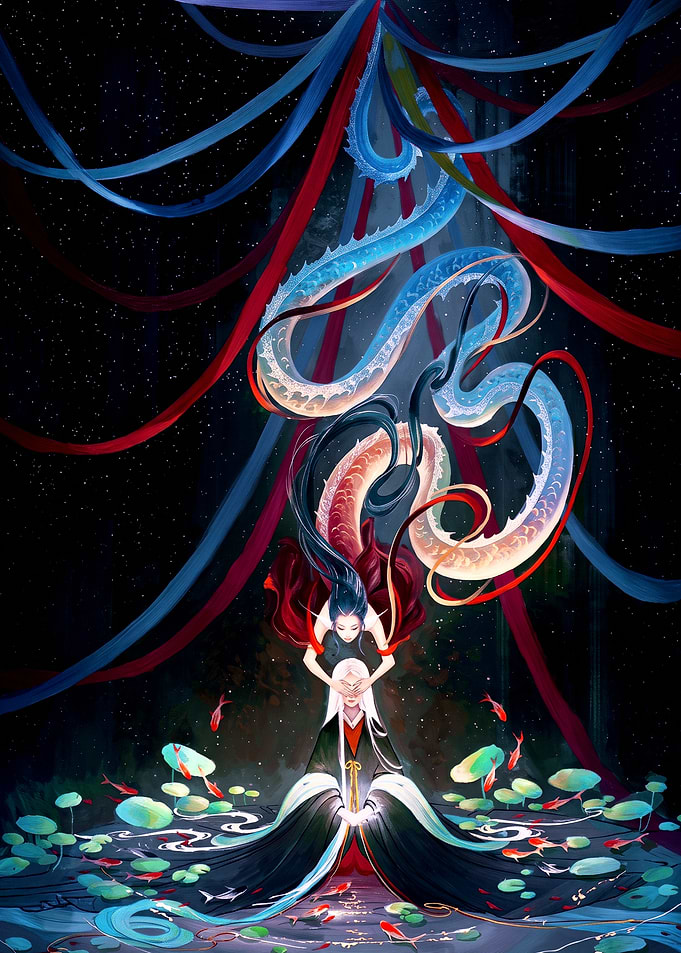 Ethereal Spirit and Dragon Maiden