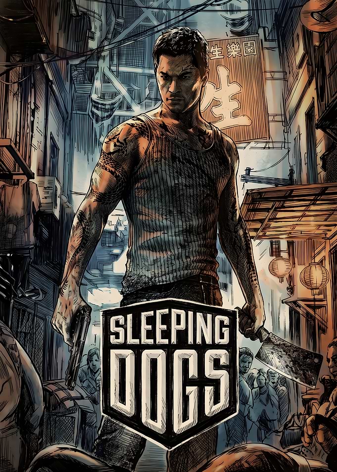Sleeping Dogs Wei Shen Poster