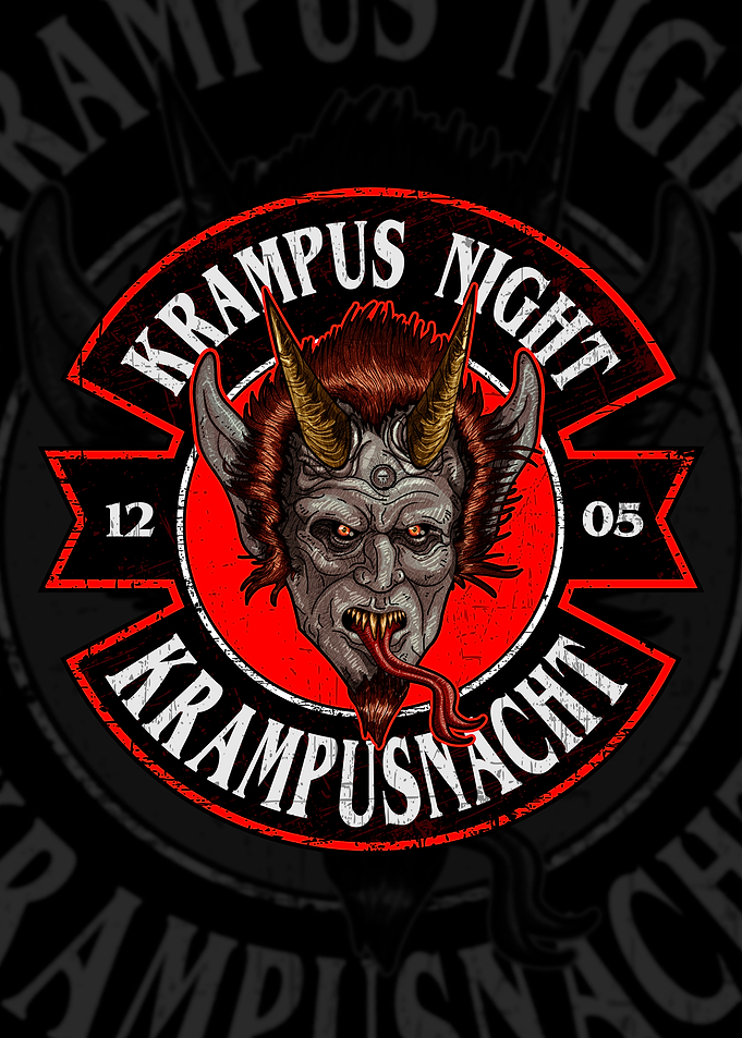 Krampus Night Graphic Emblem