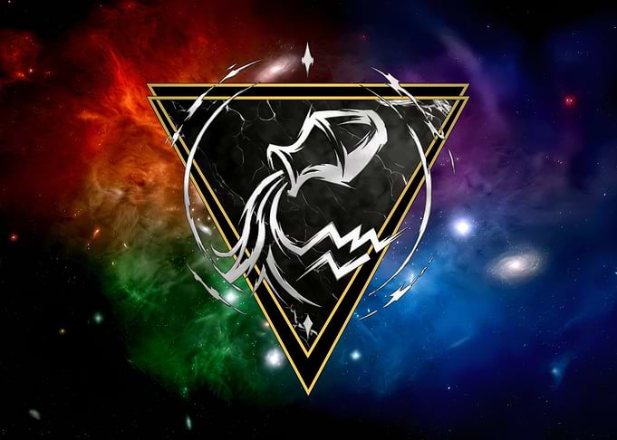 Aquarius Star Sign Metal Wall Art - Cosmic Poster Decor