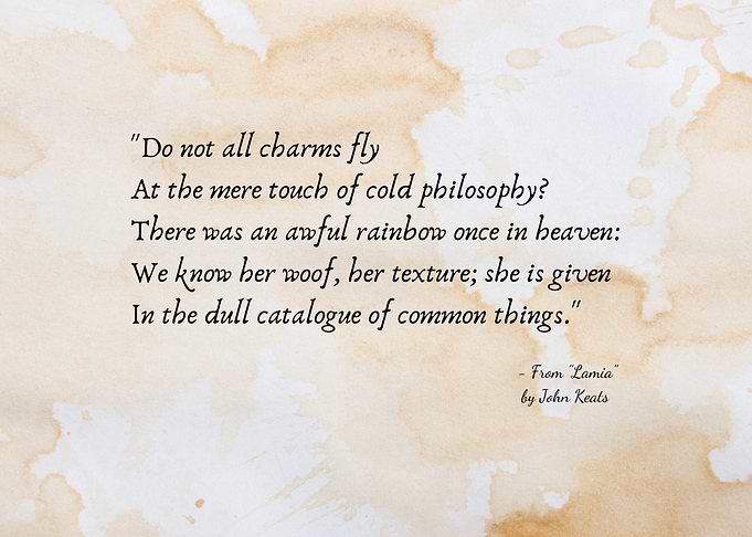 John Keats Quote Print