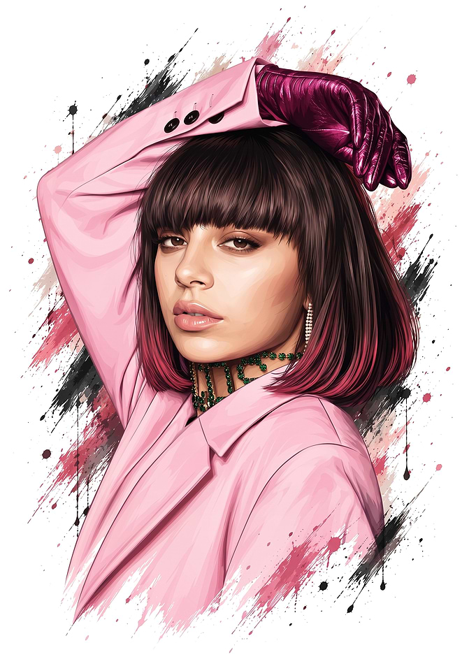 Charli XCX Pop Art Portrait