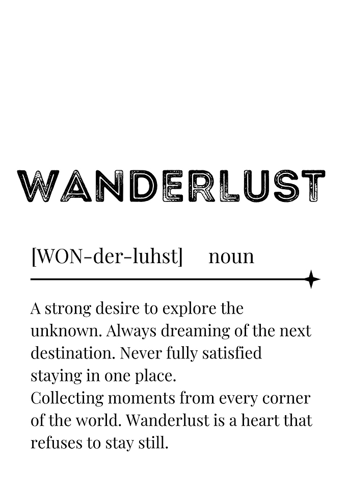 Wanderlust Definition