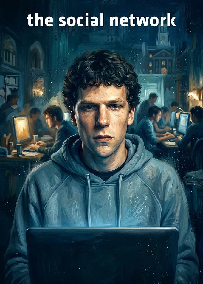 The Social Network Movie Poster Art