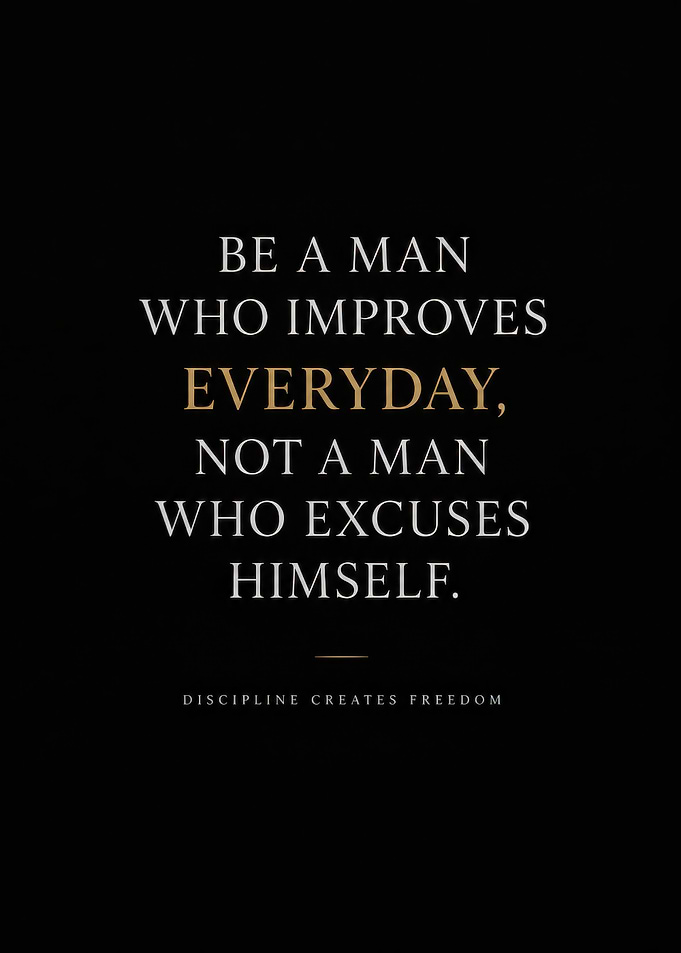 Inspirational Discipline Quote Poster
