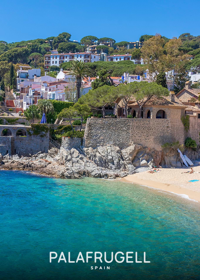 Coastal View of Palafrugell Spain