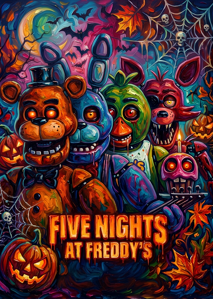 Five Nights at Freddy's Halloween Poster