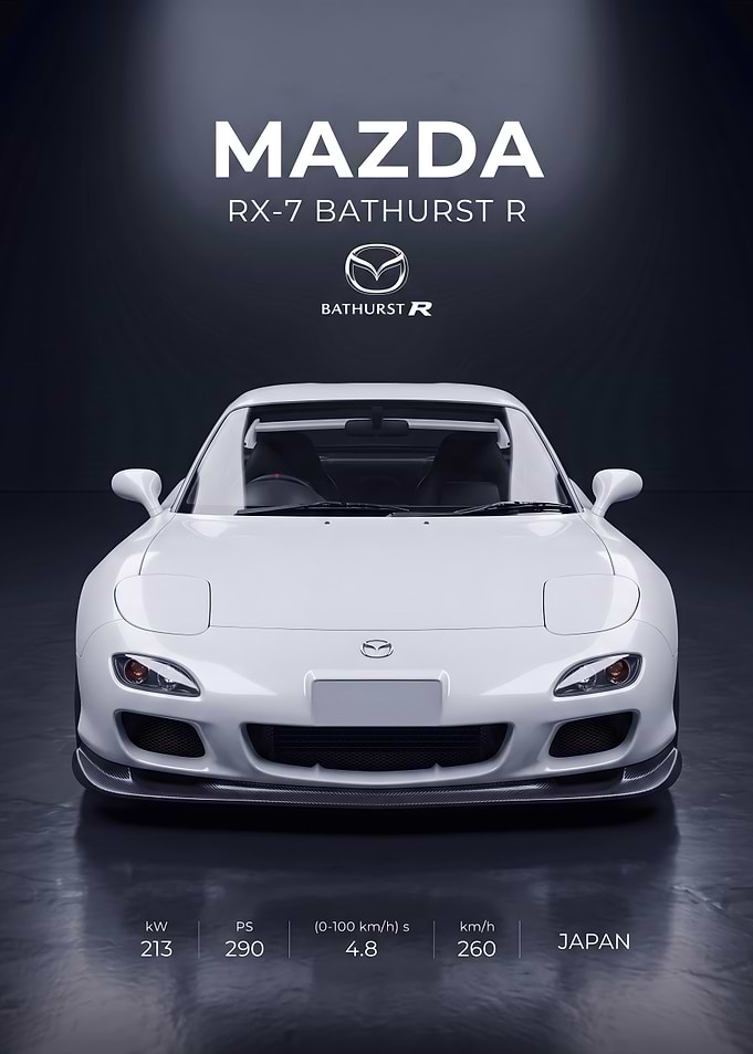 Mazda RX-7 Bathurst R Poster