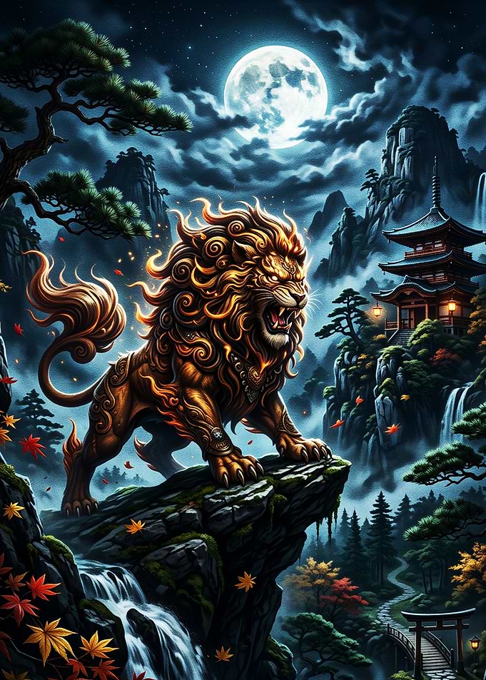 Golden Lion Guardian