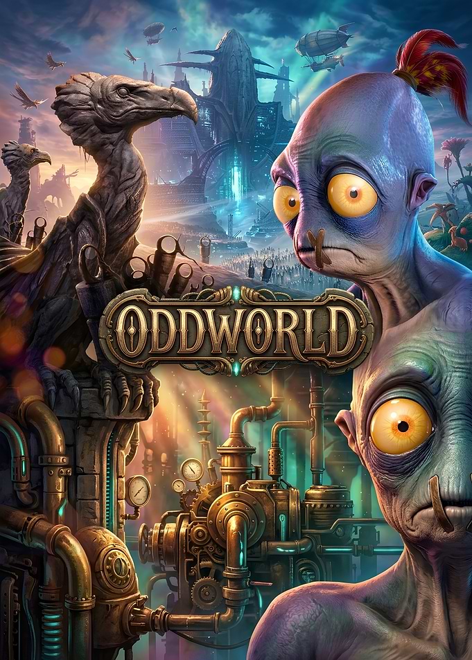Oddworld Abe's Odyssey Game Poster