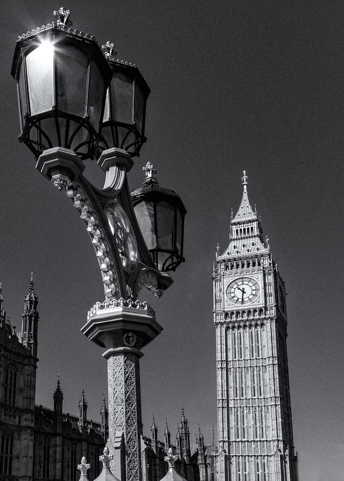 Big Ben and London Bridge Lamp