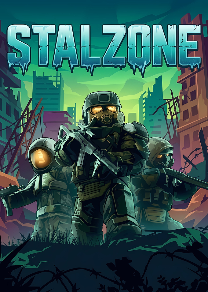 Stalzone Post-Apocalyptic Soldier Squad Poster