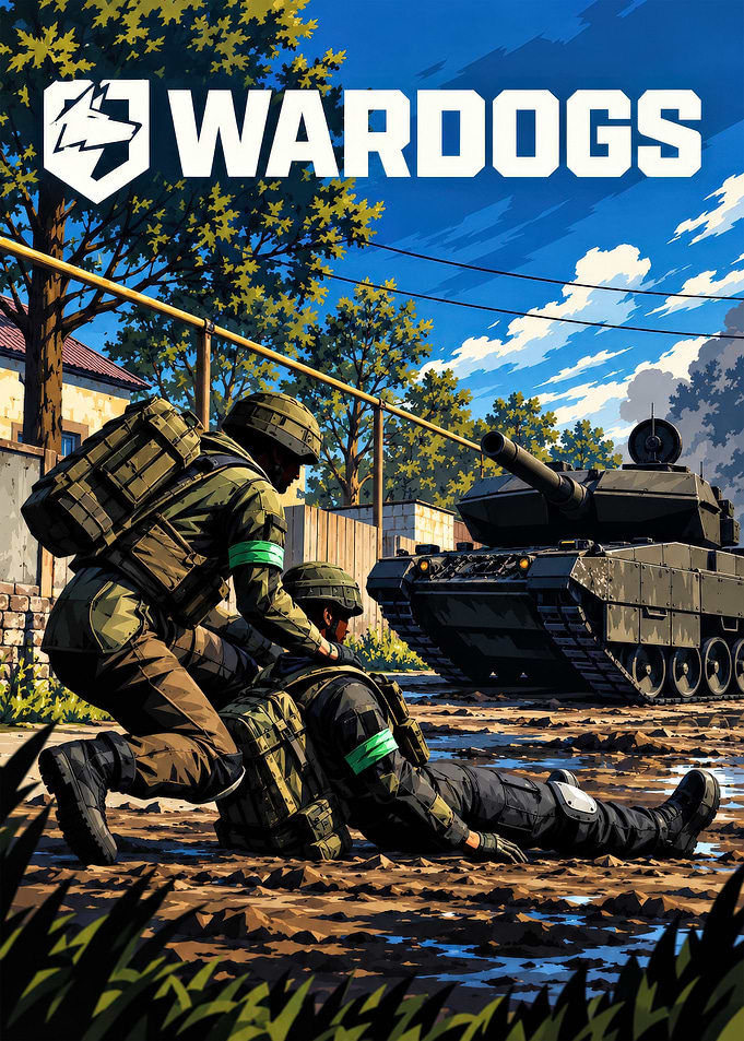 Wardogs Military Combat Scene Poster