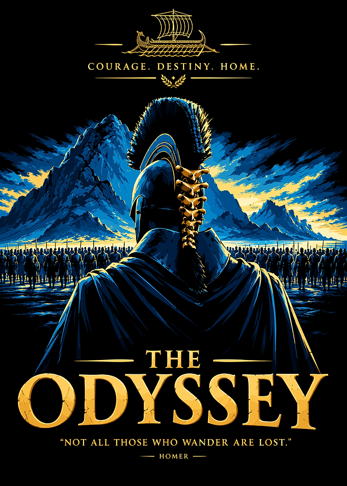 The Odyssey Greek Warrior Poster