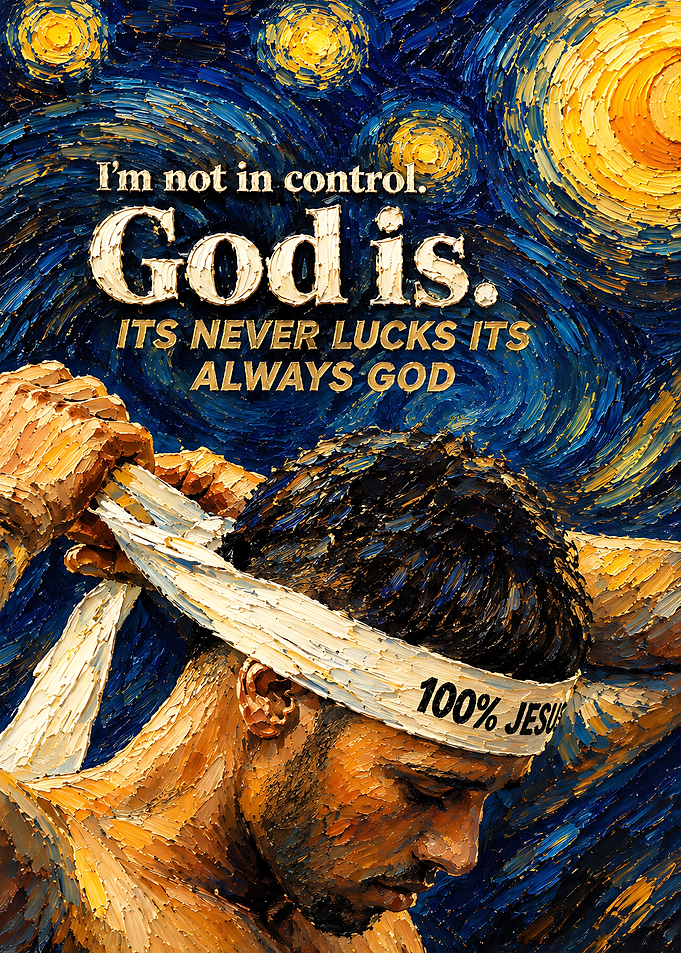 Inspirational God Is Control Art