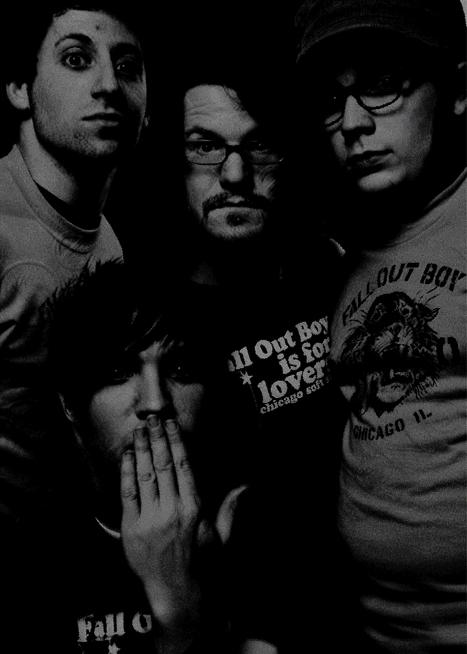 Fall Out Boy Band Noir Portrait