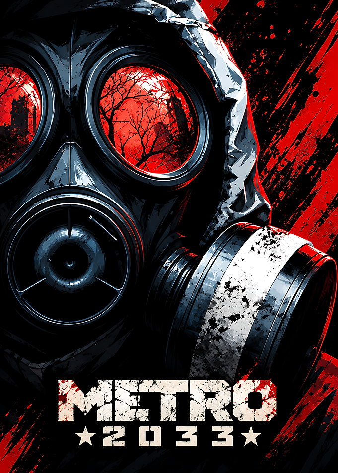 Metro 2033 Gas Mask Poster