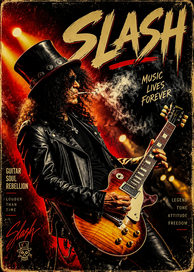 Slash Music Legend Poster