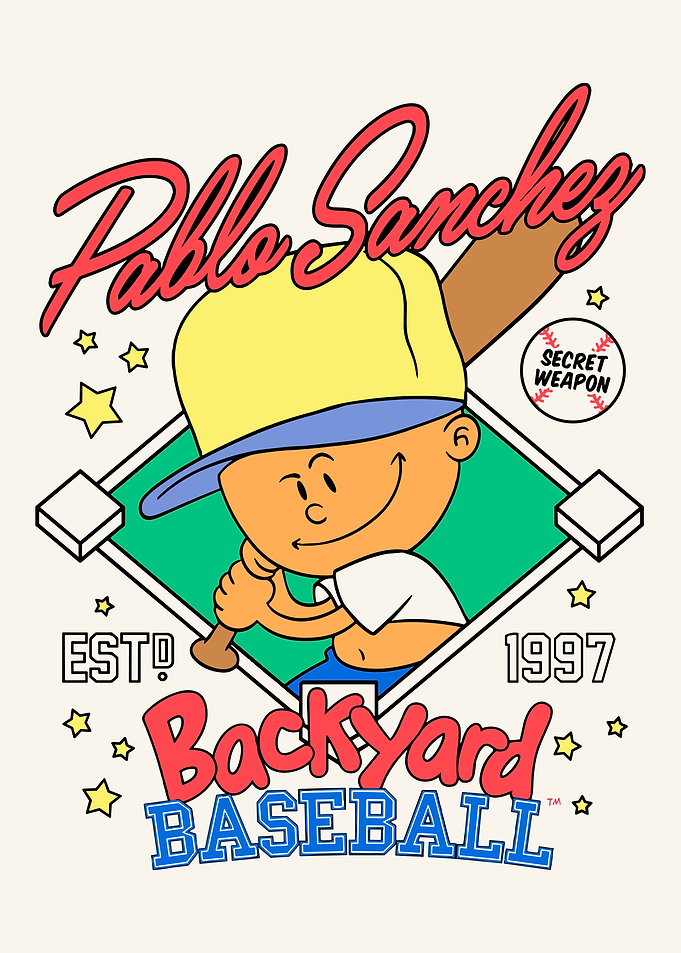 Pablo Sanchez Backyard Baseball Graphic