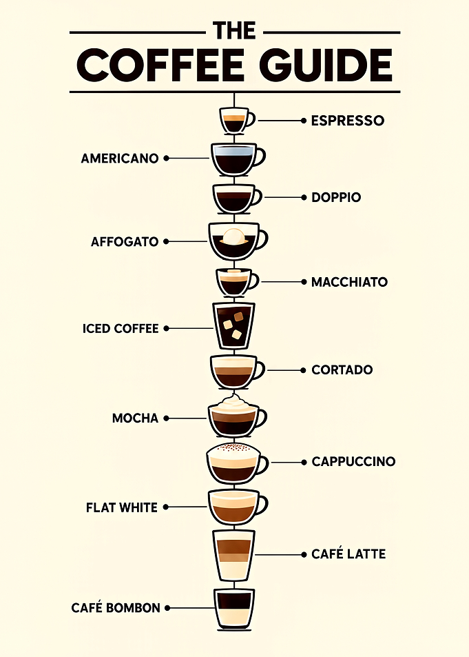 The Coffee Guide Infographic Poster