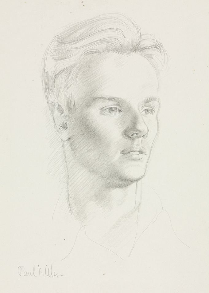 Pencil Portrait of a Young Man