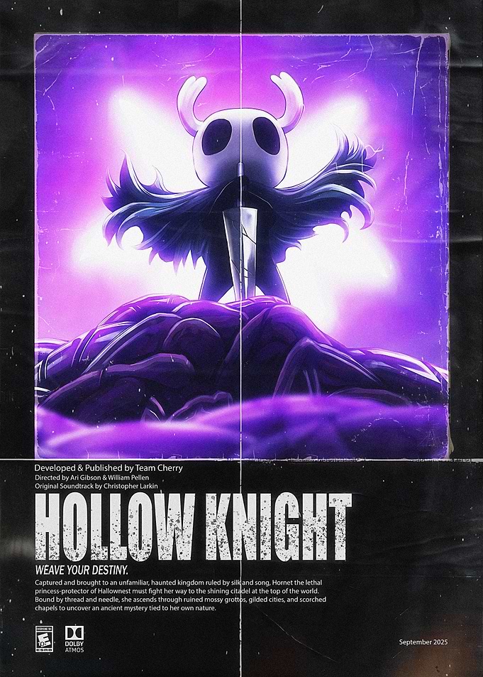 Hollow Knight Silksong Fan Poster