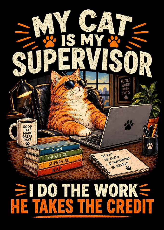 My Cat Is My Supervisor