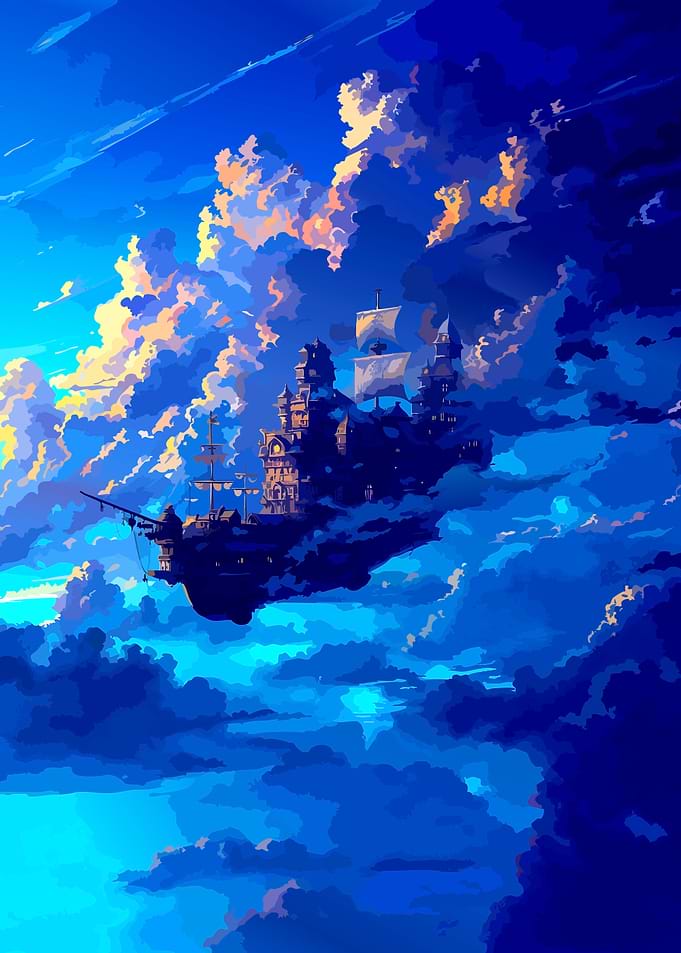 Floating Castle in the Clouds