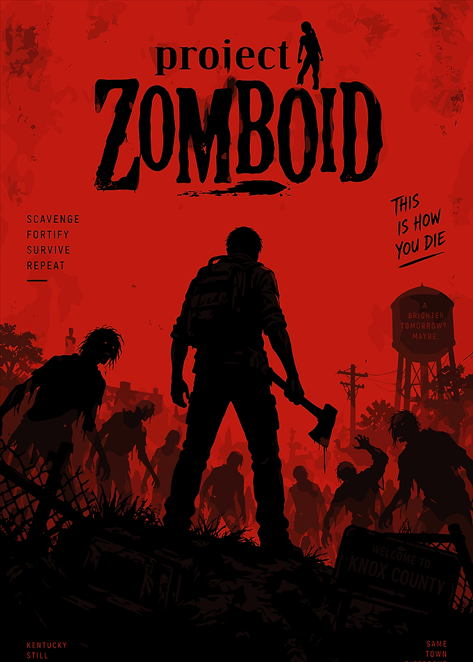 Project Zomboid Game Poster